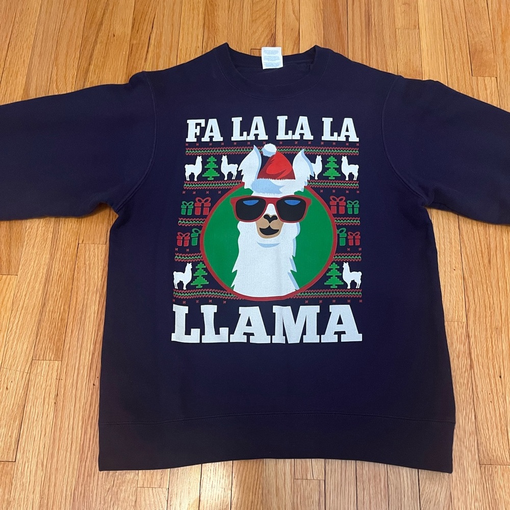 Fa la la llama Christmas sweater